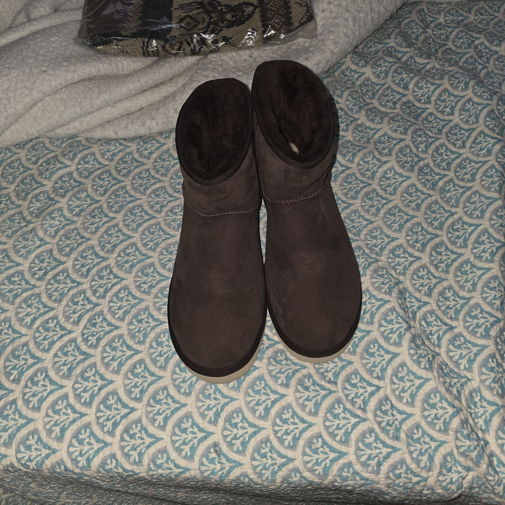 UGG Chocolate Suede Boots